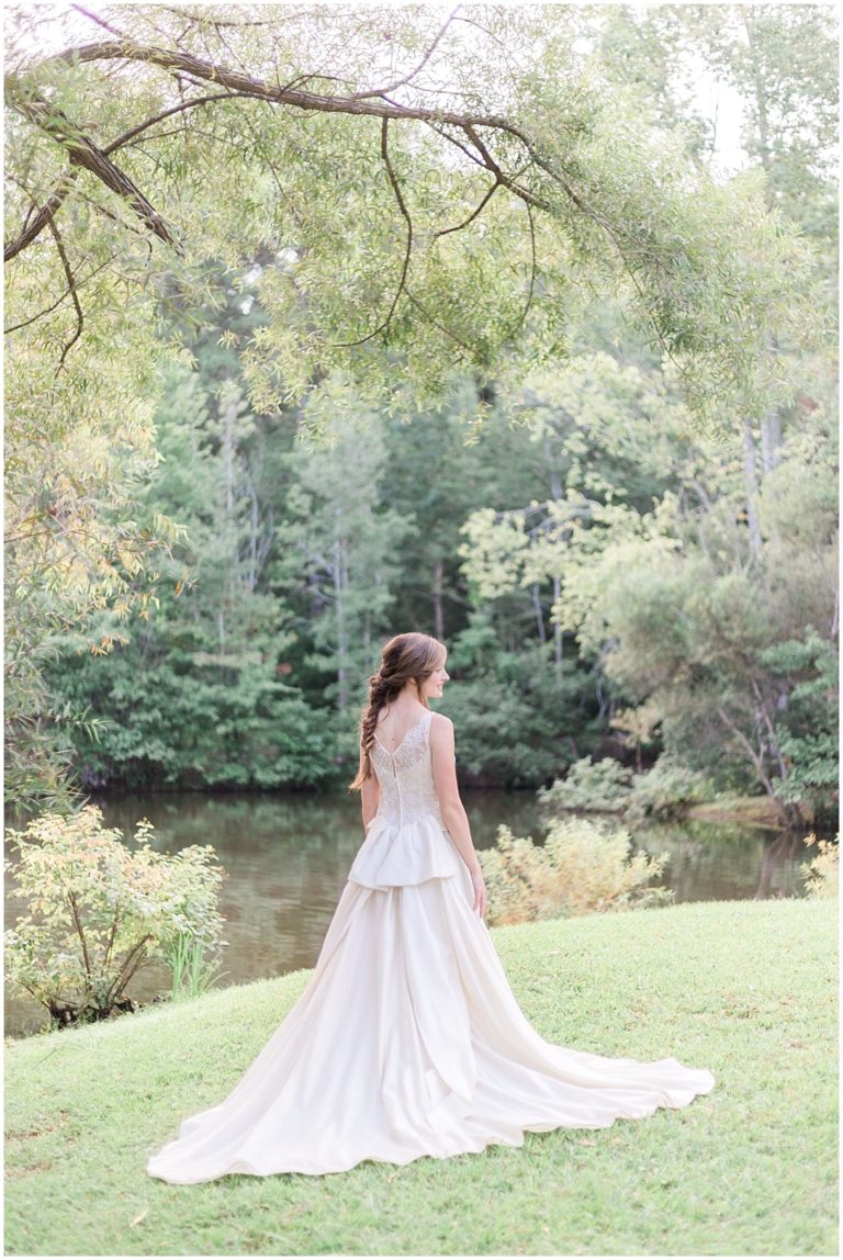 Heirloom Bridal Gown with Lace | Bridal Session | Charleston and ...