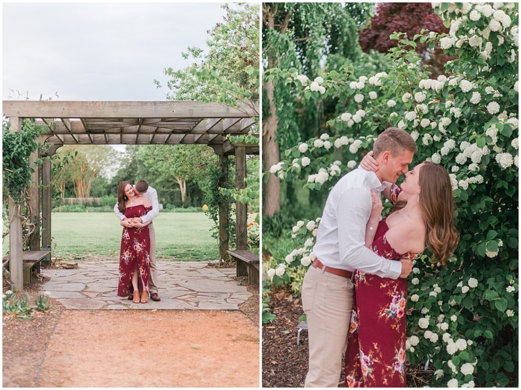 Quiet garden engagement session | Lowcountry Wedding Photographer | Ashlynn Miller Photography