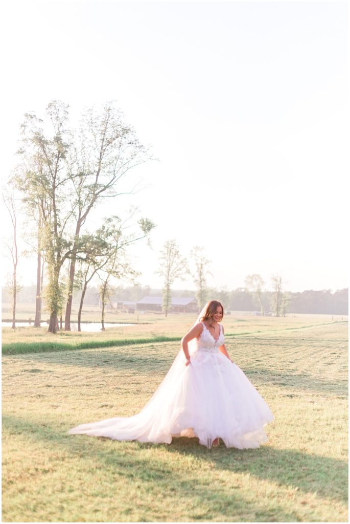 Lace ball gown wedding dress |   
 | Ashlynn Miller Photography