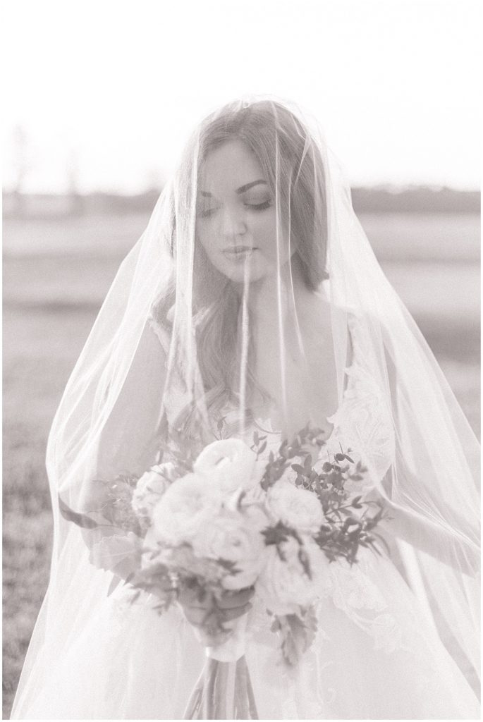 Black and white bridal portraits
 | Ashlynn Miller Photography