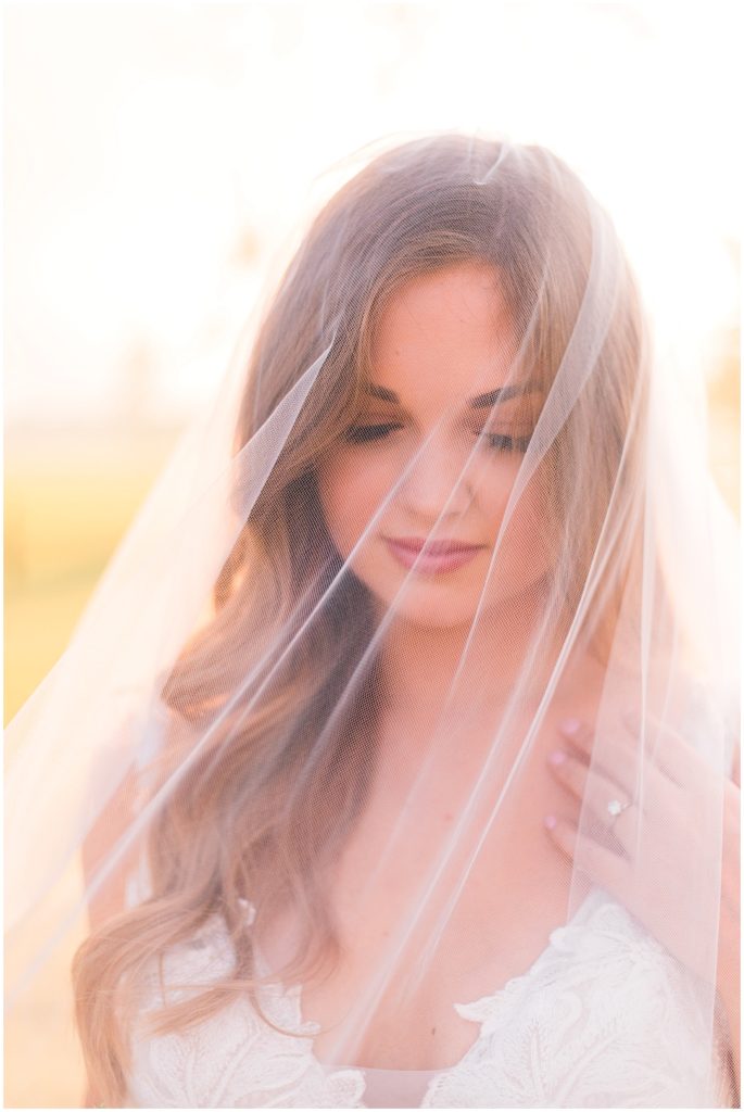 Gorgeous cathedral veil bridal session |  
 | Ashlynn Miller Photography