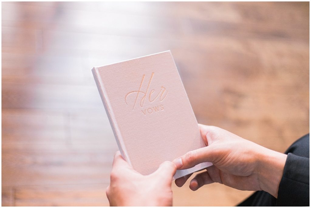 Custom vow book | Southern Wedding Ideas | Ashlynn Miller Photography