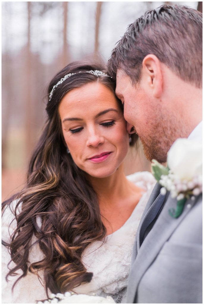 This snowy Chapel Hill wedding has our hearts melting.