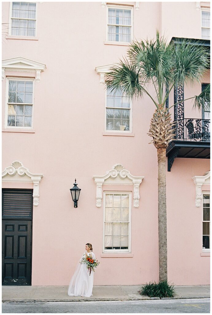 Charleston Bridal Session | Downtown Charleston Wedding | The Mills House | Film Photographer | Ashlynn Miller Photographer