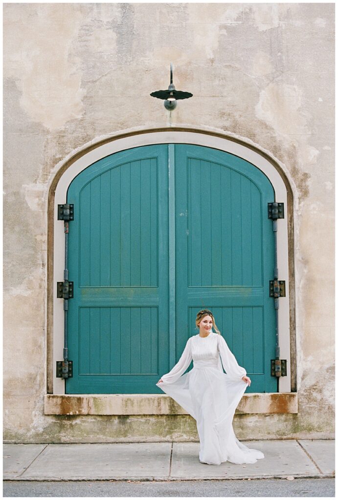 Charleston Bridal Session | Downtown Charleston Wedding | The Mills House | Film Photographer | Ashlynn Miller Photographer